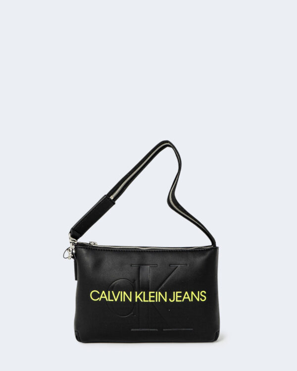Borsa Calvin Klein Jeans SHOULDER POUCH Nero - Foto 1