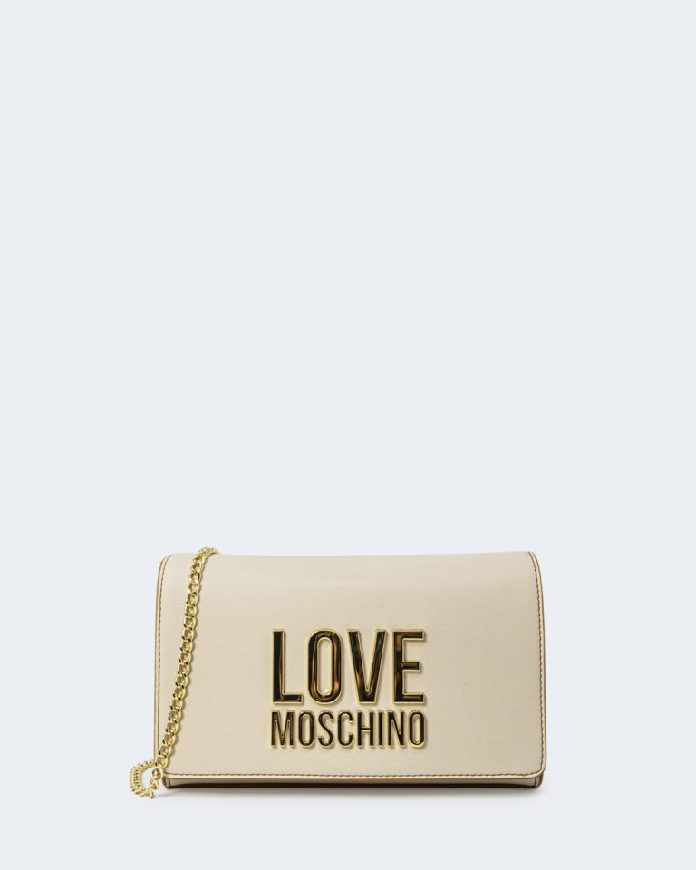Borsa Love Moschino LOGO GOLD Beige - Foto 1