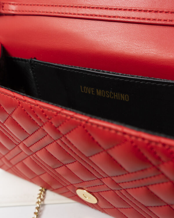 Borsa Love Moschino QUILTED Rosso - Foto 4