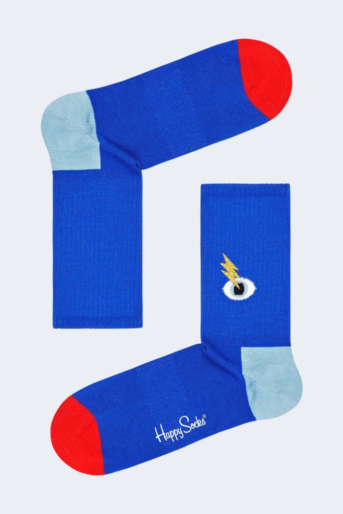 Calzini corti Happy Socks I SEE YOU 3/4 CREW SOCKS Azzurro – 76761