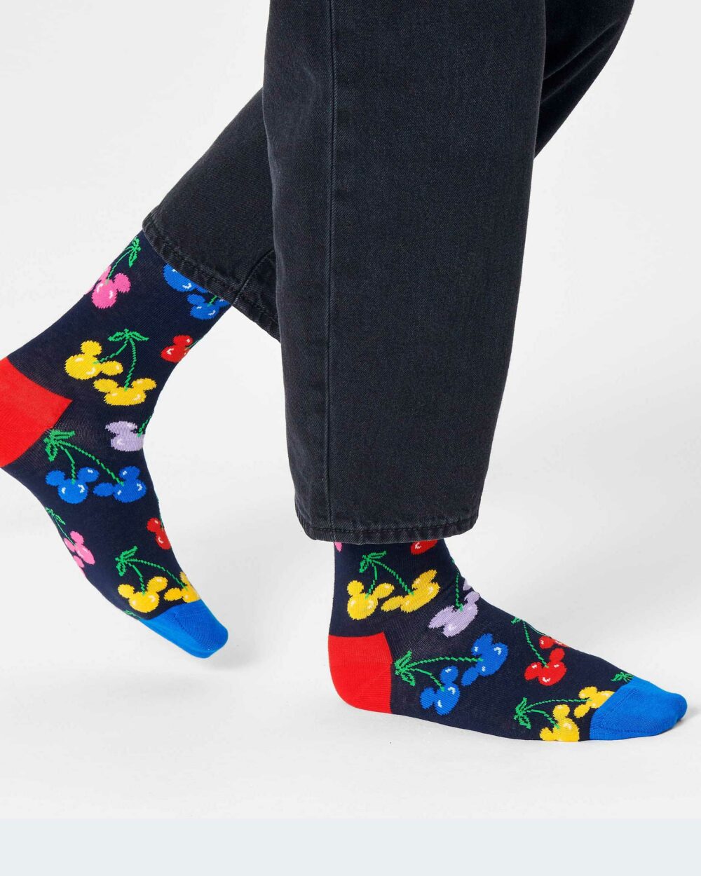 Calzini Happy Socks VERY CHERRY MICKEY SOCKS Blu - Foto 1