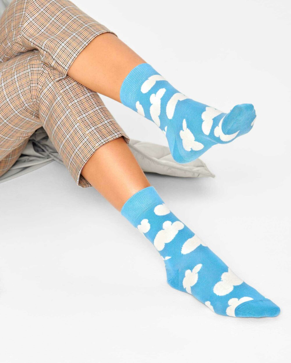 Calzini Happy Socks CLOUDY SOCKS Celeste - Foto 1