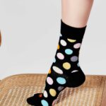 Calzini Happy Socks BIG DOT Nero - Foto 1
