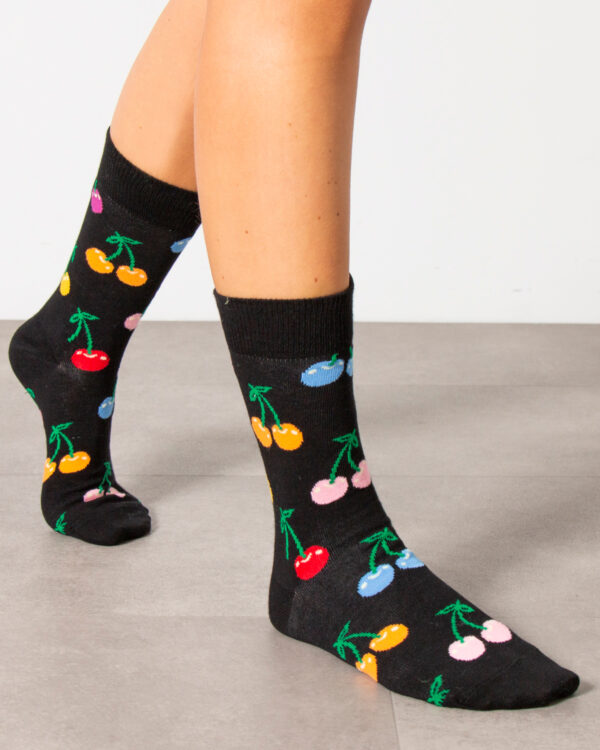 Calzini Happy Socks CHERRY SOCKS Nero - Foto 2