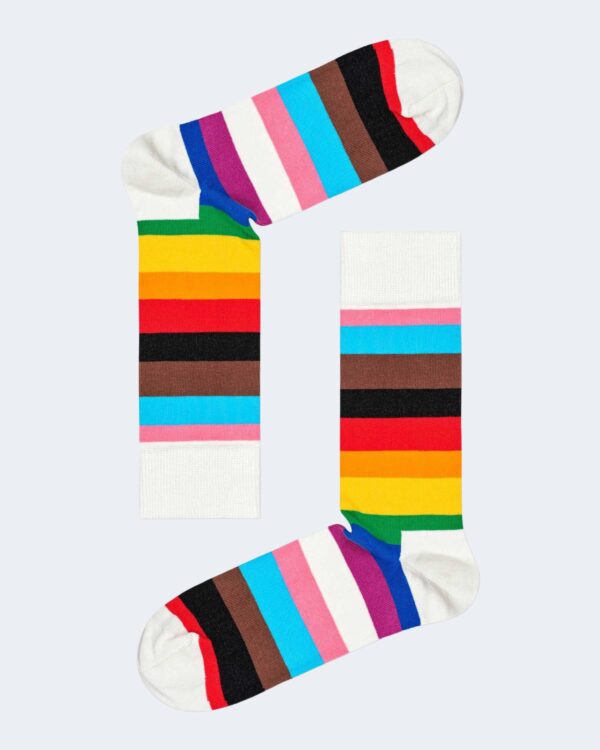 Calzini Happy Socks PRIDE STRIPE SOCKS Panna - Foto 1