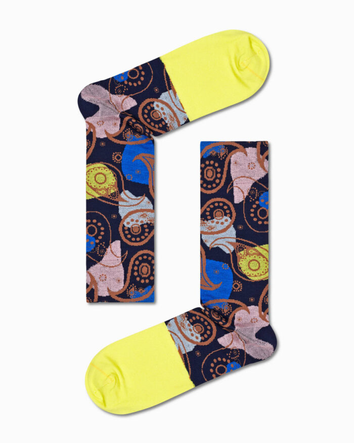 Calzini Lunghi Happy Socks DRESSED ABSTRACT PAISLEY SOCK Blu – 76773