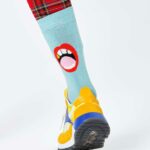 Calzini Lunghi Happy Socks WE NEED TO TALK SOCK Celeste - Foto 2
