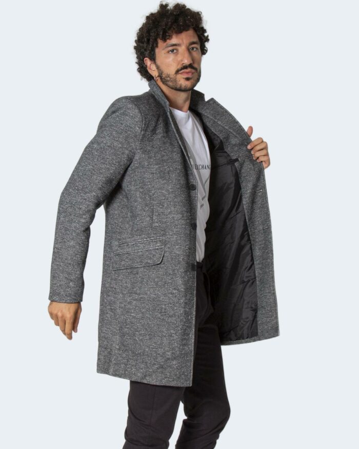 Cappotto Only & Sons ONSJULIAN KING COAT IN OTW VD – 22016665 Grigio Scuro – 71887