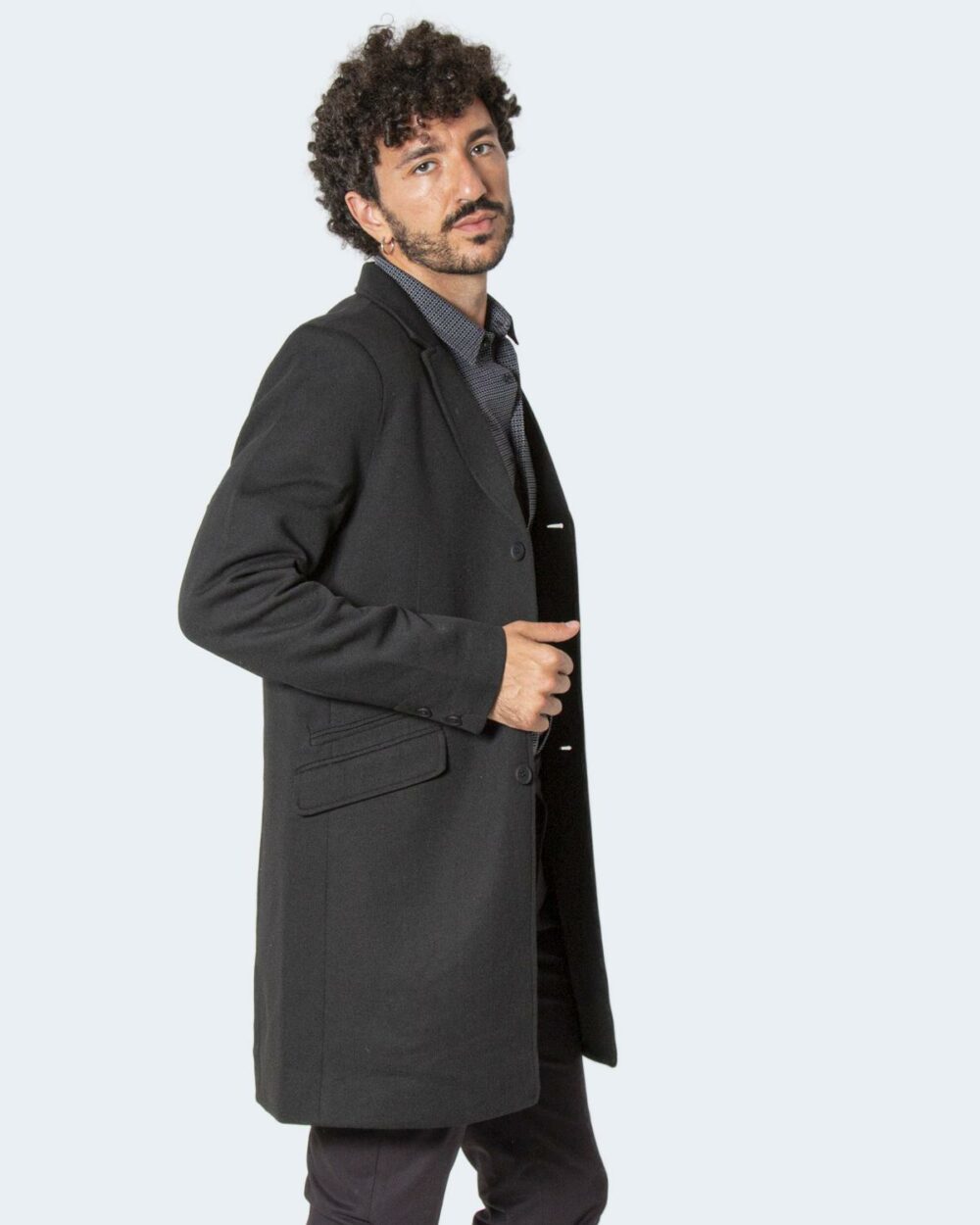 Cappotto Only & Sons ONSJULIAN KING COAT IN OTW VD - 22016665 Nero - Foto 1