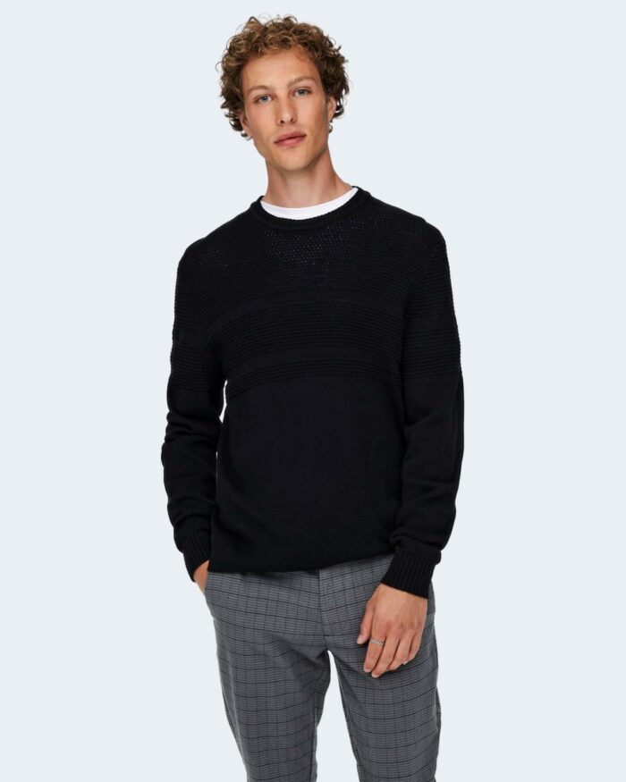 Maglione Only & Sons ONSBACE LS Nero – 78632