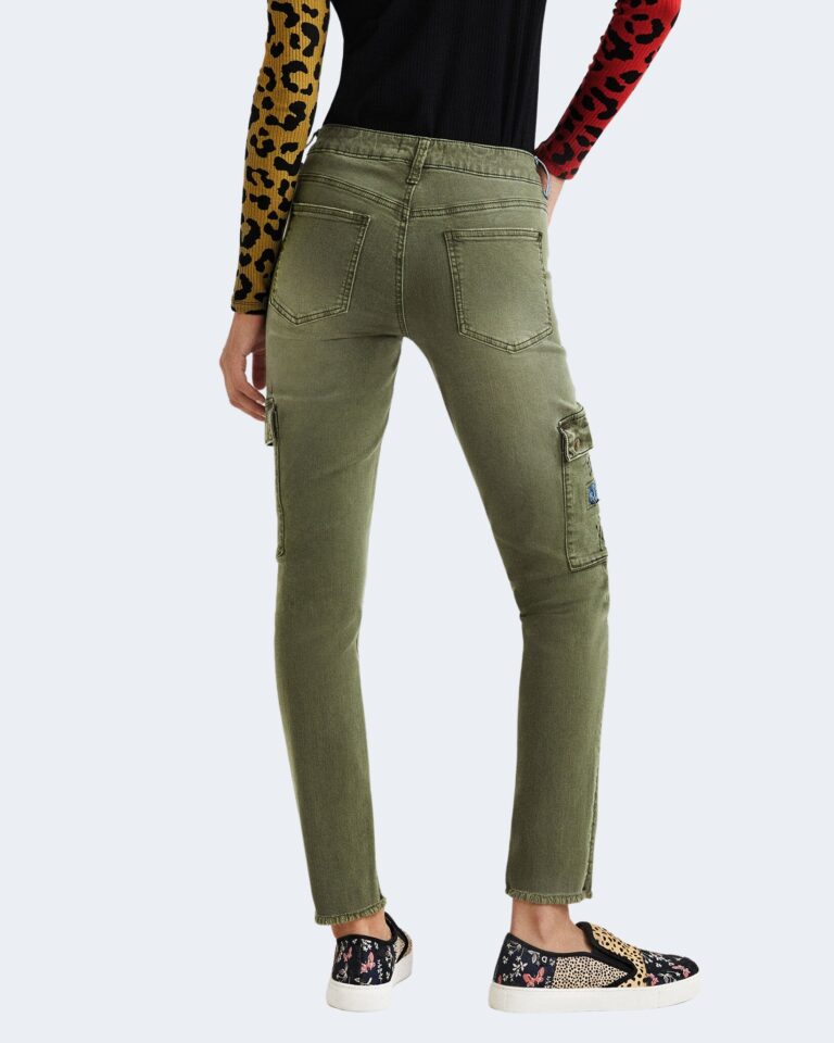 Pantaloni skinny Desigual COBAIN Verde - Foto 3