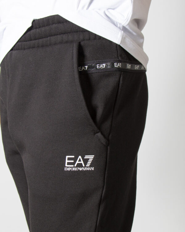 Pantaloni sportivi EA7 JERSEY TROUSER Nero - Foto 4