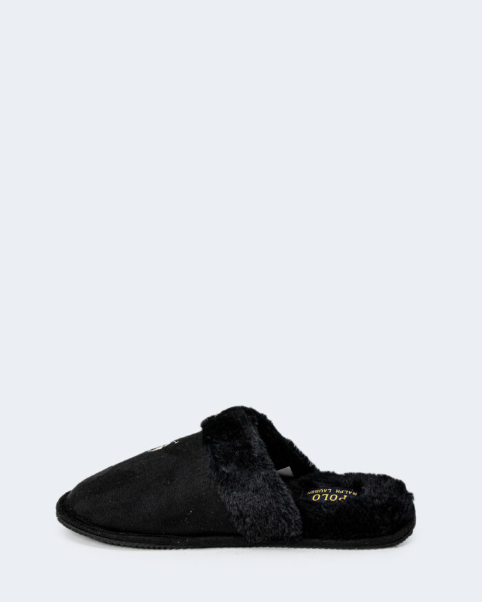 Pantofole Ralph Lauren BLACK SUMMIT SCUFF Nero – 77792