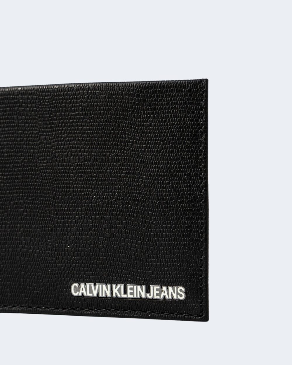 Portafoglio con portamonete Calvin Klein Jeans PLAQUE INST BILLFOLD W/COIN Nero - Foto 2