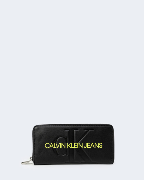 Portafoglio grande Calvin Klein Jeans SCULPTED Nero - Foto 1