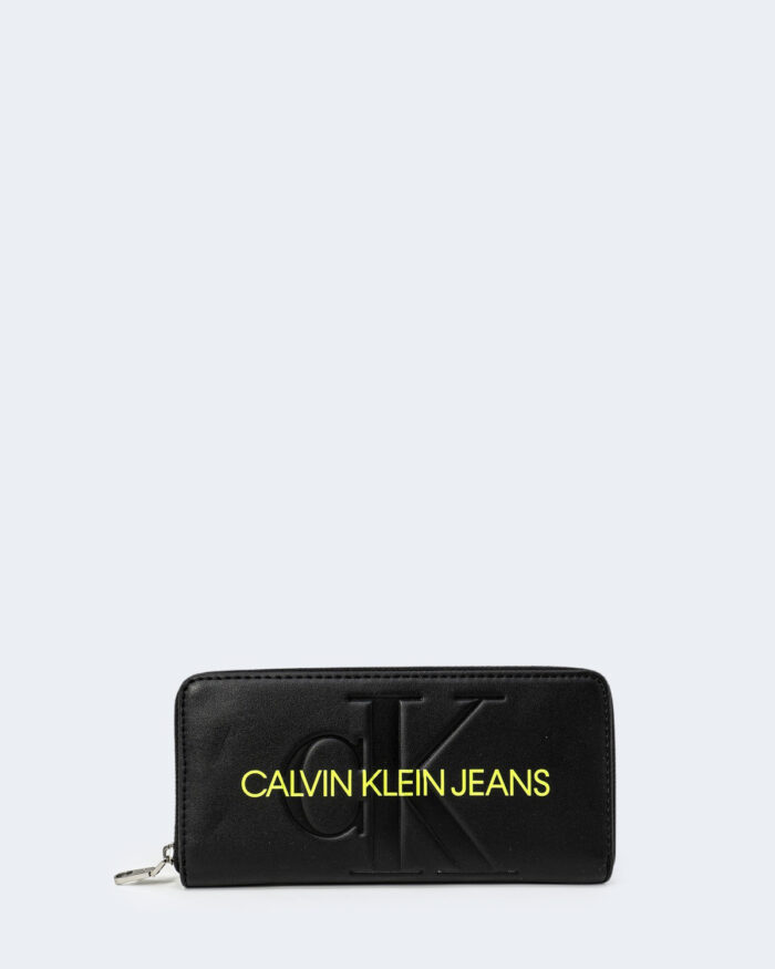 Portafoglio grande Calvin Klein SCULPTED Nero – 76812