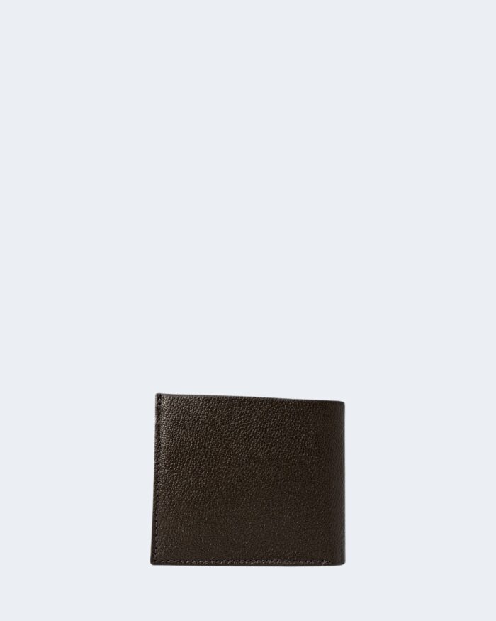 Portafoglio senza portamonete Calvin Klein MICRO PEBBLE BILLFOLD Marrone – 76700