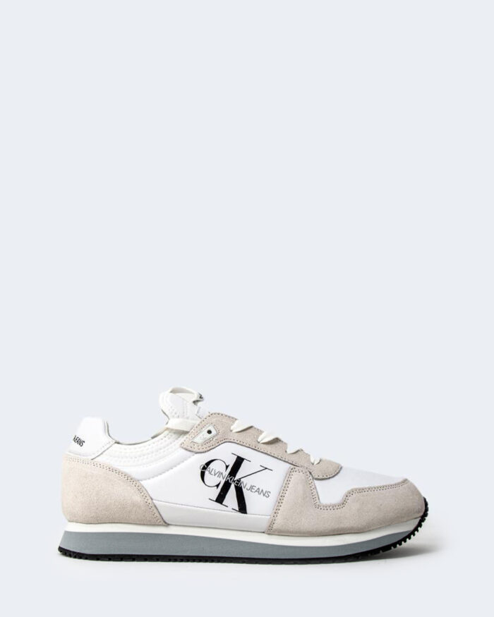 Sneakers Calvin Klein RUNNER SOCK LACEUP Bianco – 72005