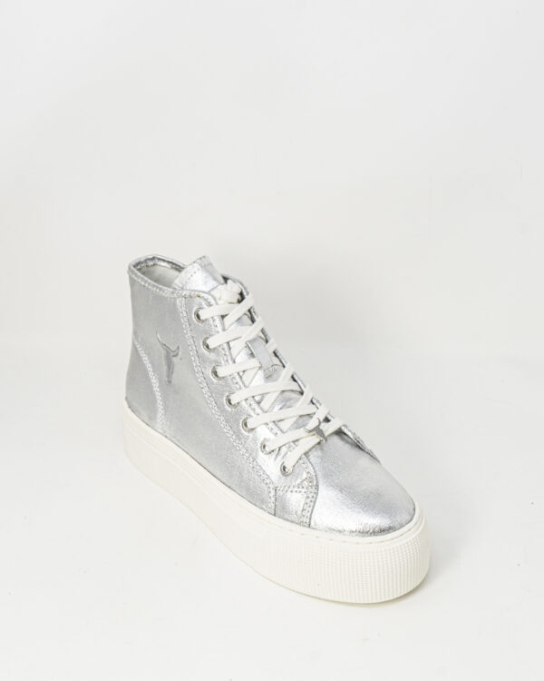 Sneakers WINDSOR SMITH SILM Argento - Foto 3