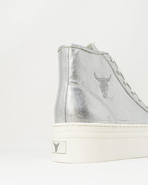 Sneakers WINDSOR SMITH SILM Argento - Foto 5