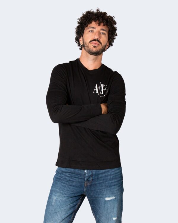 T-shirt manica lunga Armani Exchange T-SHIRT 6KZTFR ZJ1DZ Nero - Foto 1
