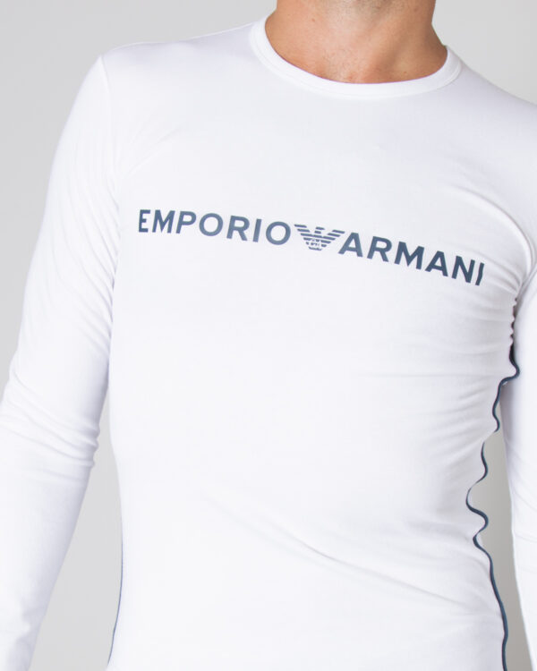 T-shirt manica lunga Emporio Armani Underwear CREW NECK Bianco - Foto 2