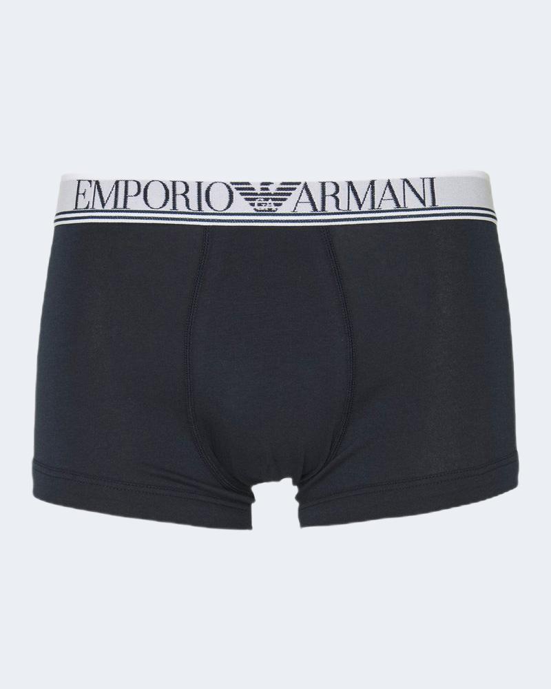 Boxer Emporio Armani Underwear 3PACK TRUNK Blu - Foto 2