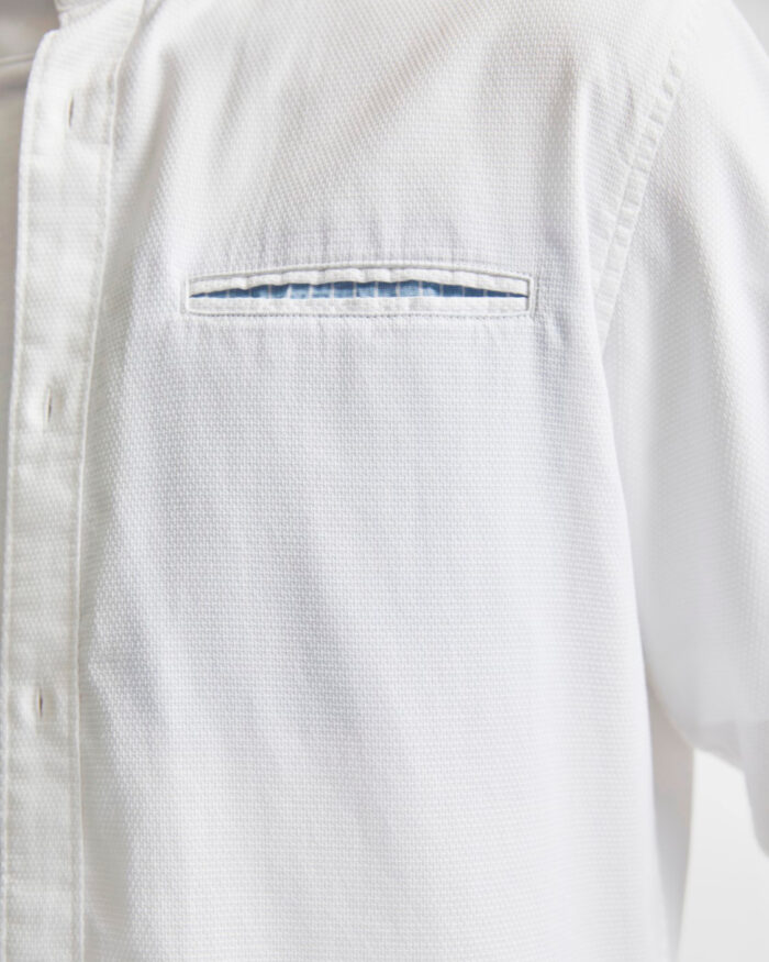 Camicia manica lunga Selected SLIM TEXAS SHIRT LS CHINA W NOOS Bianco – 77741