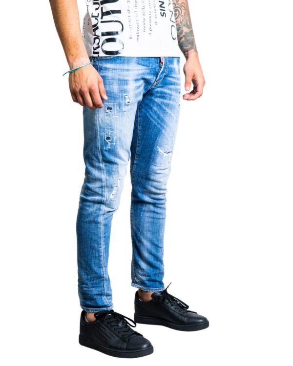Jeans slim Dsquared2 CUCITURE STRAPPI Denim - Foto 1