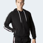 Felpa con cappuccio Moschino Underwear ZIPPED HOODIE Nero - Foto 1
