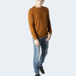 Maglia Only & Sons ONSWYLER LIFE LS CREW KNIT NOOS Marrone - Foto 3