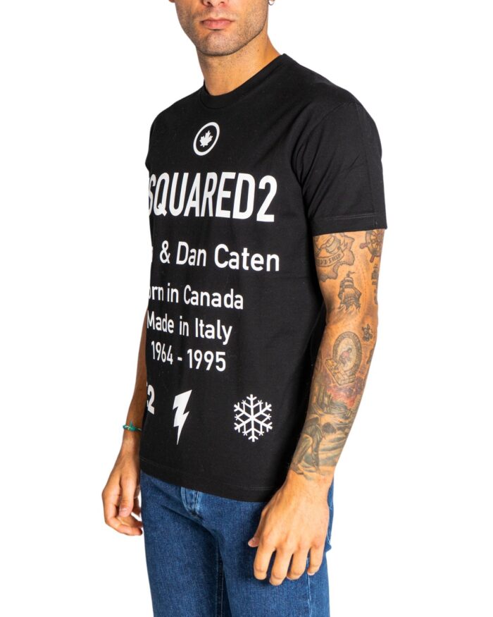 T-shirt Dsquared2 BORN IN CANADA Nero – 76704