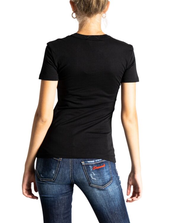 T-shirt Versace Jeans Couture LOGO CERCHIO Nero - Foto 2