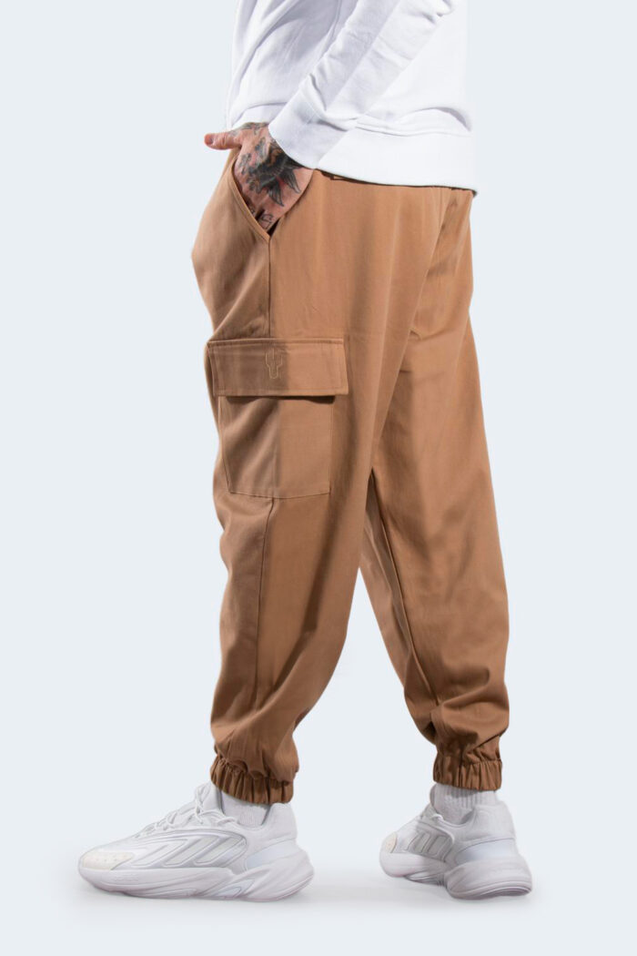 Pantaloni con cavallo basso Hydra Clothing CARGO Beige scuro – 77503