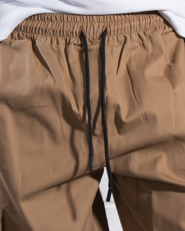 Pantaloni con cavallo basso Hydra Clothing CARGO Beige scuro - Foto 5