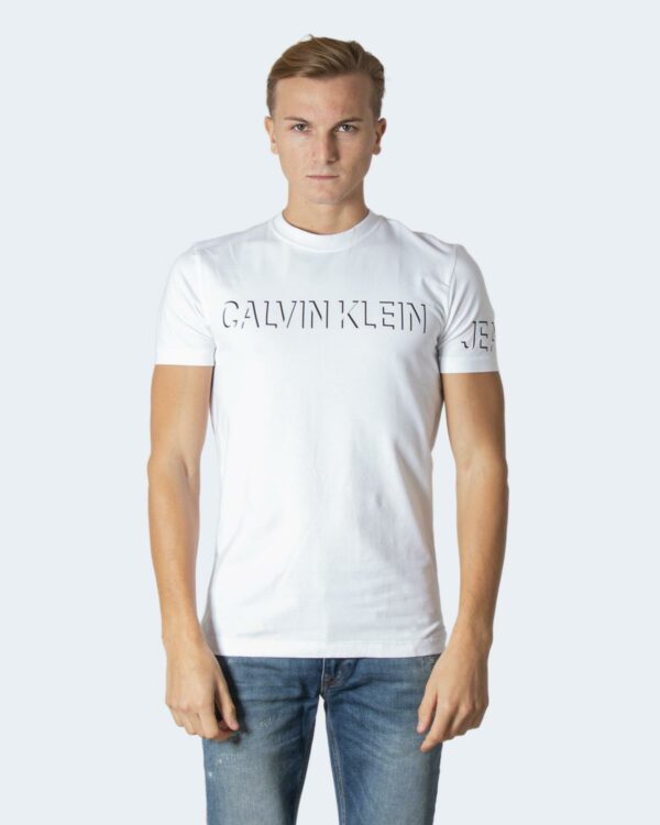 T-shirt Calvin Klein Jeans SHADOW LOGO Bianco - Foto 1