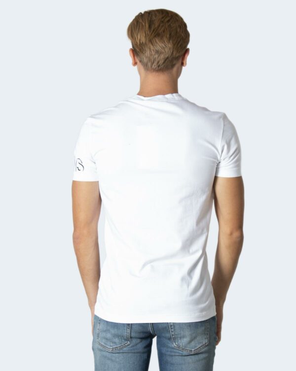 T-shirt Calvin Klein Jeans SHADOW LOGO Bianco - Foto 4