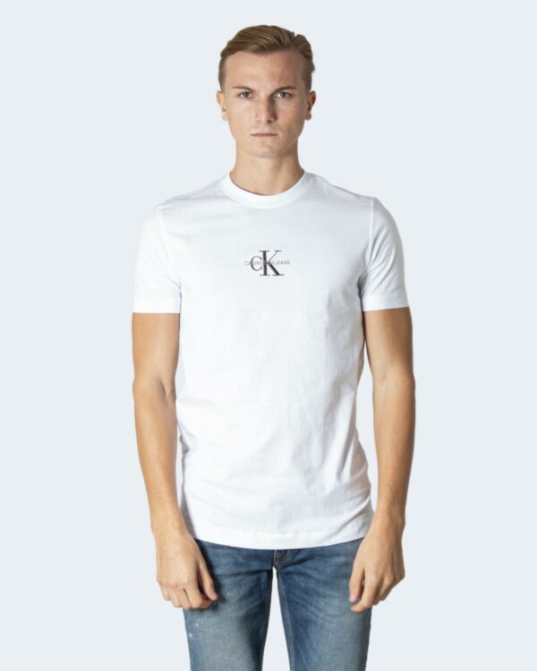 T-shirt Calvin Klein Jeans NEW ICONIC ESSENTIAL bianco ice - Foto 1