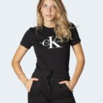 T-shirt Calvin Klein Jeans CORE MONOGRAM LOGO REGULAR FIT T Nero - Foto 1