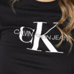 T-shirt Calvin Klein Jeans CORE MONOGRAM LOGO REGULAR FIT T Nero - Foto 2