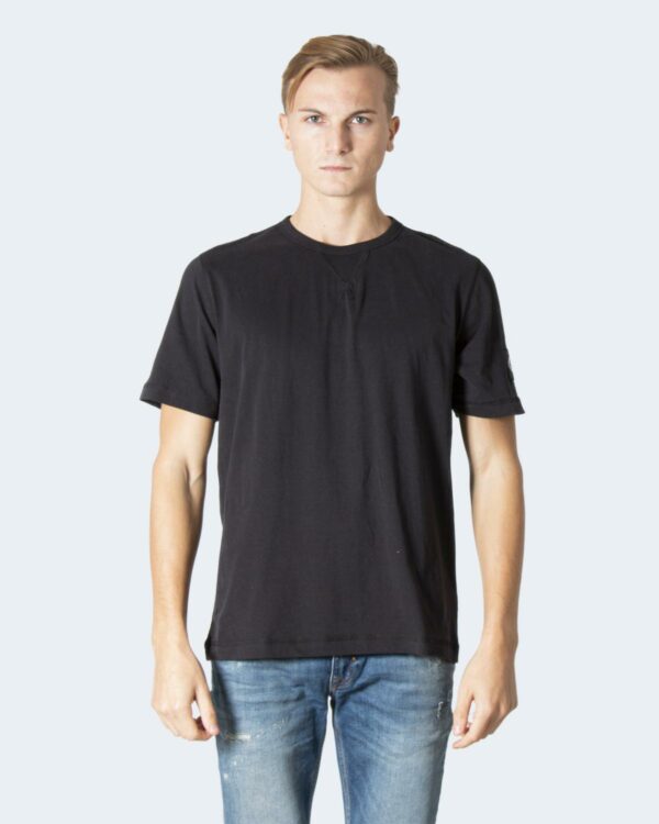 T-shirt Calvin Klein Jeans MONOGRAM SLEEVE Nero - Foto 3