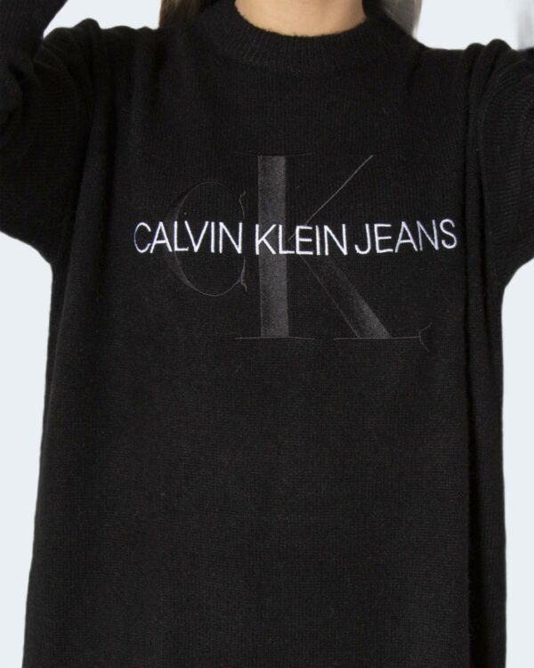 Vestito corto Calvin Klein Jeans LOFTY MONOGRAM Nero - Foto 5