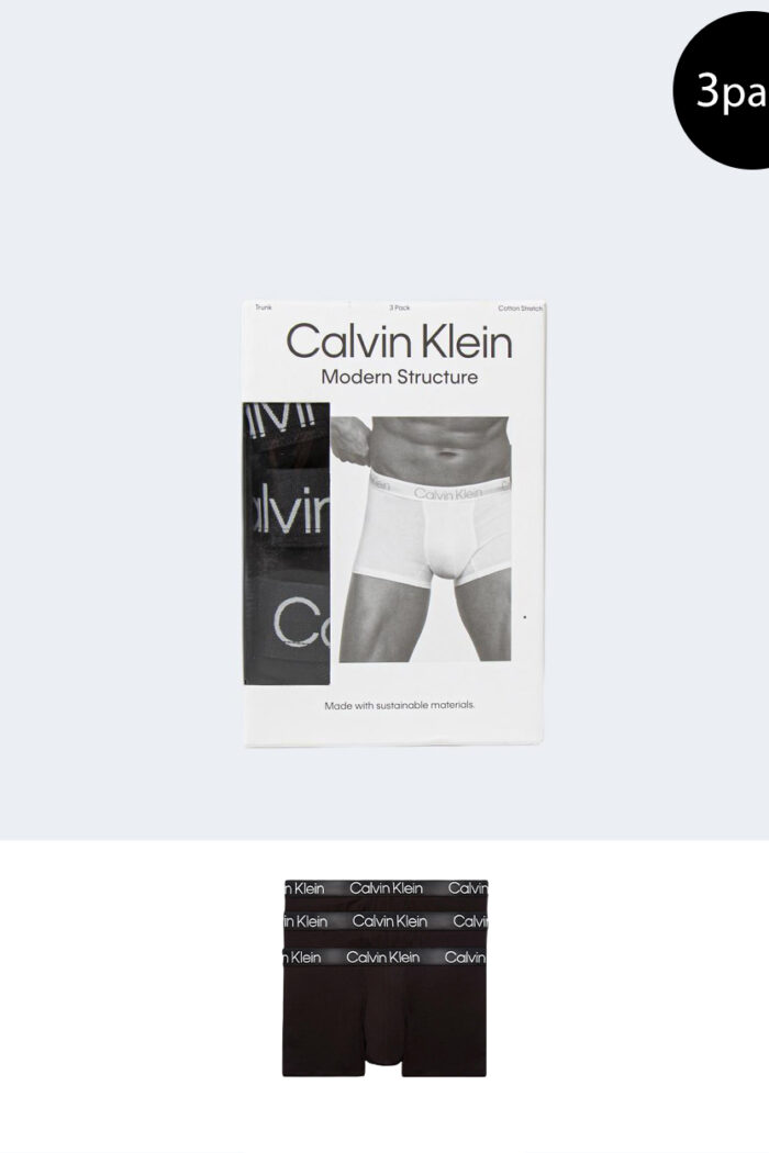 Boxer Calvin Klein Underwear TRUNK 3PK Nero – 80849