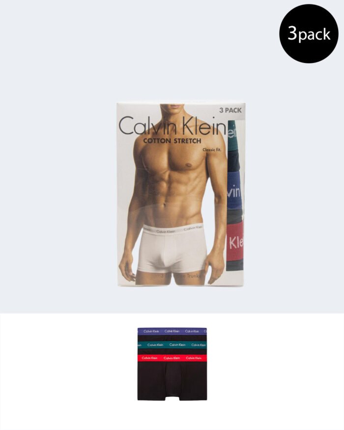 Boxer Calvin Klein Underwear LOW RISE TRUNK 3PK B Viola – 81349
