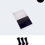 Calzini Lunghi Calvin Klein 3PK MULTI LOGO DRES Blu - Foto 1