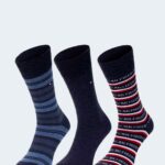 Calzini Lunghi Tommy Hilfiger TH MEN SOCK 3P GIFTBOX TOM Grigio - Foto 2