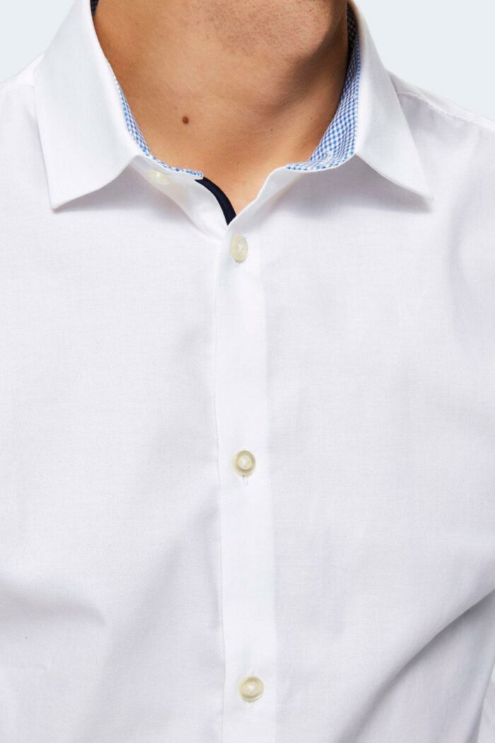 Camicia manica lunga Selected SLHSLIMNEW-MARK SHIRT LS B NOOS Bianco – 80062