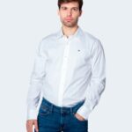 Camicia manica lunga Tommy Hilfiger Jeans ORIGINAL STRETCH SHIRT Bianco - Foto 1