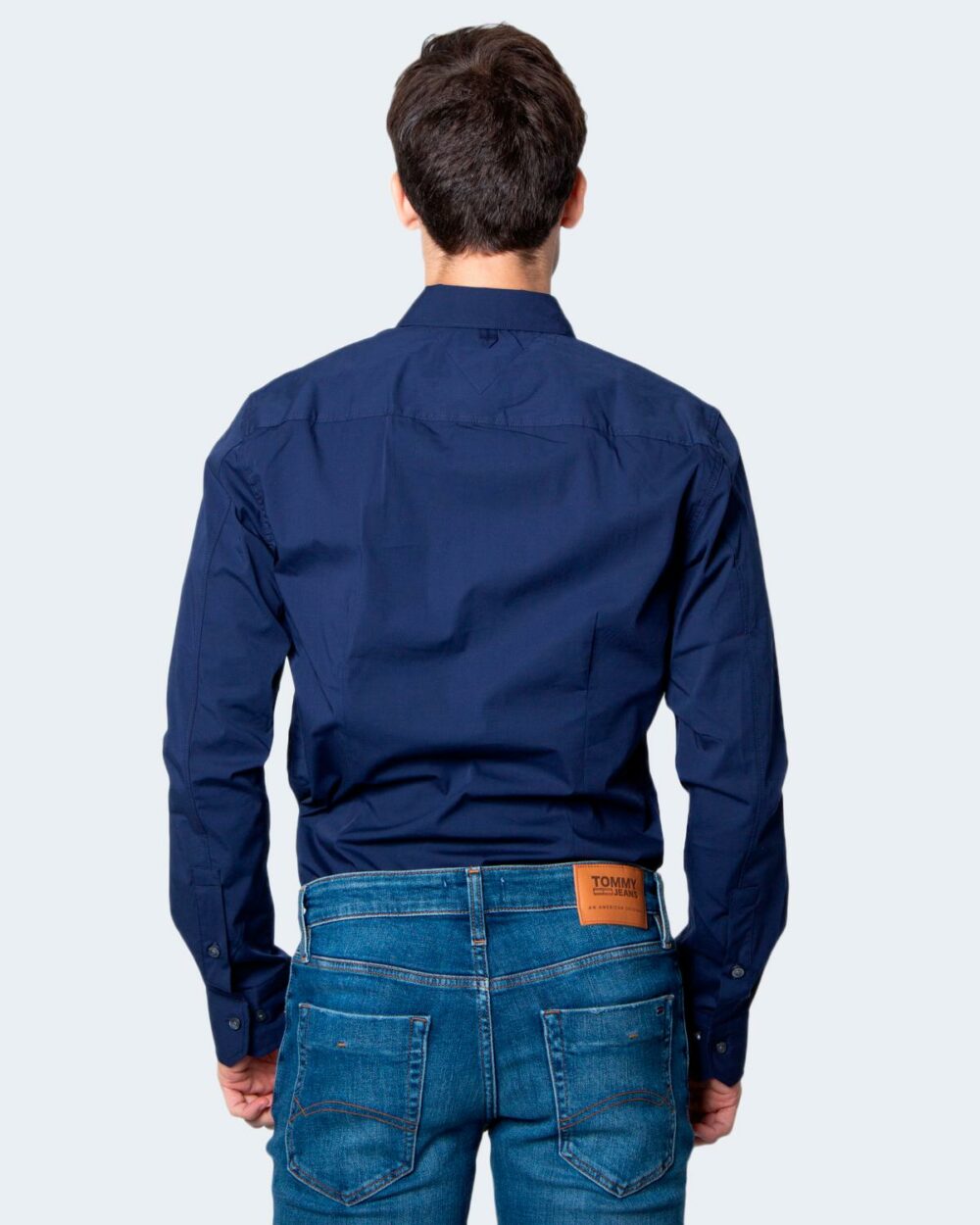 Camicia manica lunga Tommy Hilfiger Jeans ORIGINAL STRETCH Blu - Foto 2
