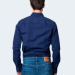 Camicia manica lunga Tommy Hilfiger Jeans ORIGINAL STRETCH SHIRT Blu - Foto 2